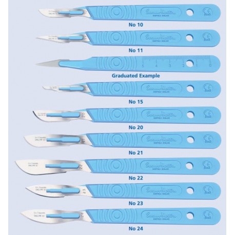 Swann Morton engangs knivsblade nr. 12, 100 stk.