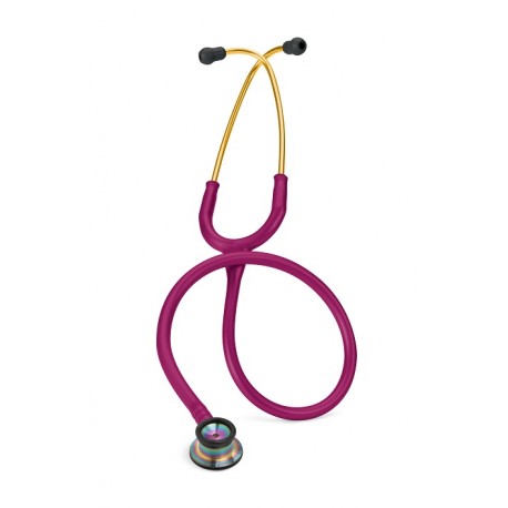 Littmann Classic II Infant stetoskop, Hindbærrød - Regnbue Udgave