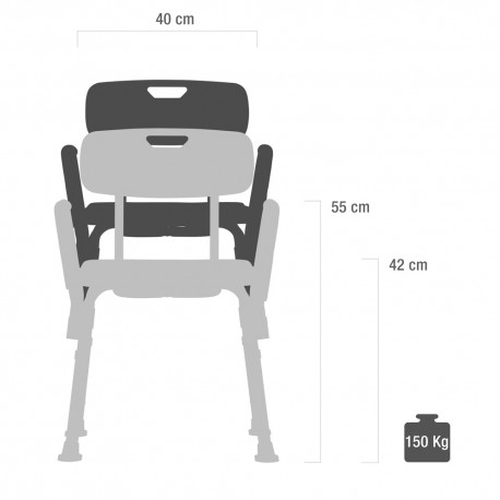 Shower Chair with Armrests