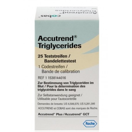 Accutrend® - Triglycerid - 25 teststrimler