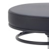 Stool with release ring, black