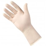 OP glove, sterile, latex, 50 pairs, powder-free, 6 sizes