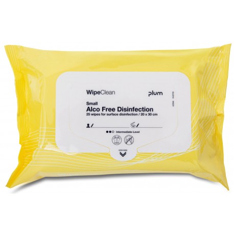 Wipeclean Alco Free Disinfection small 25stk.                  