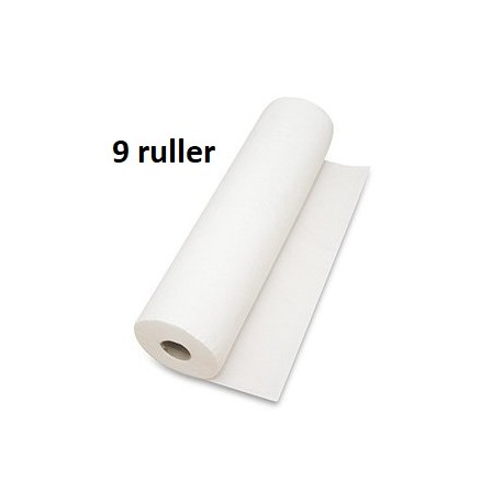 Lejepapir, 9 ruller, 50cm x 50m, 2-lags