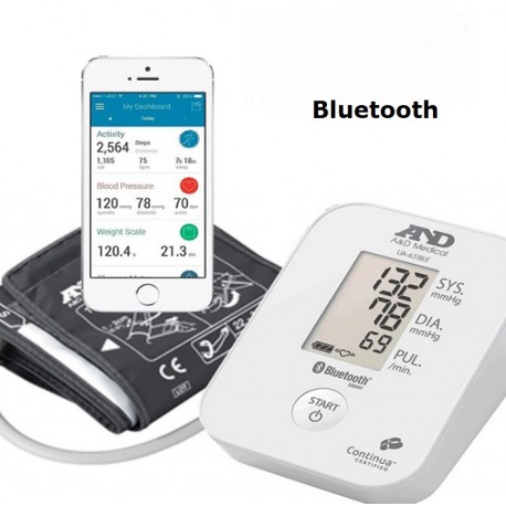 A&D 651BLE - Blodtryksapparat m. bluetooth