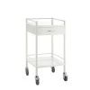 Clinic table (assembled upon delivery), white, 60 cm wide