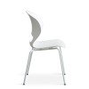 Luna chair, White PVC