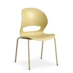 Luna stol, Mustard PVC