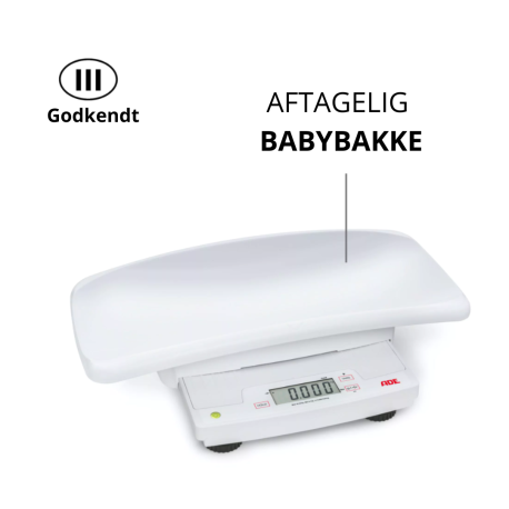 ADE M101000 Babyvægt (Klasse III)